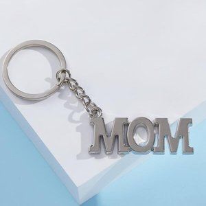 Mom Slogan Pendant Keychain